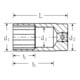 Stahlwille 3/8" (10mm) Steckschlüsseleinsatz SW.1/2" L.54mm-5