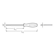Stahlwille 4660 VDE Tournevis électrique DRALL taille 4-3