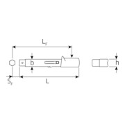 Stahlwille 730 Clé dynamométrique Service MANOSKOP® avec logement pour outils d'insertion taille 4 8-40 Nm-3