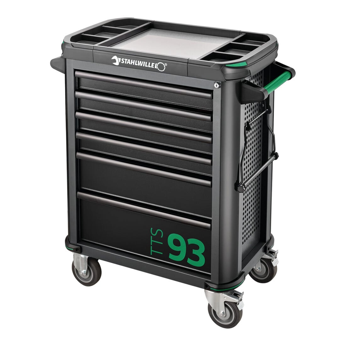 Stahlwille 93/130 Werkstattwagen TTS 93 inkl. 130-tlg. Premium-Werkzeugsortiment