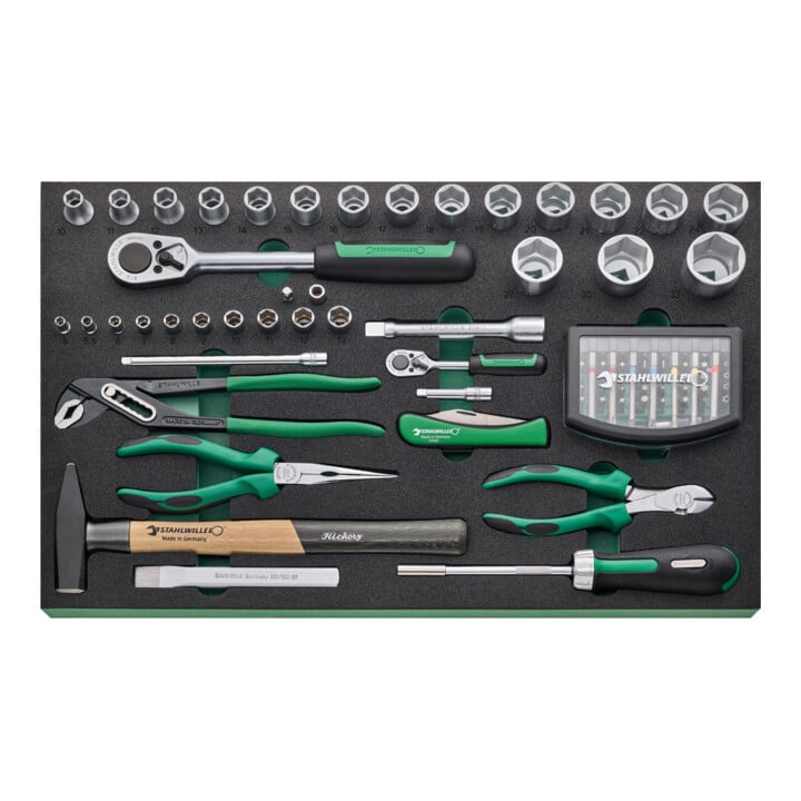 Stahlwille 93/130 Werkstattwagen TTS 93 inkl. 130-tlg. Premium-Werkzeugsortiment