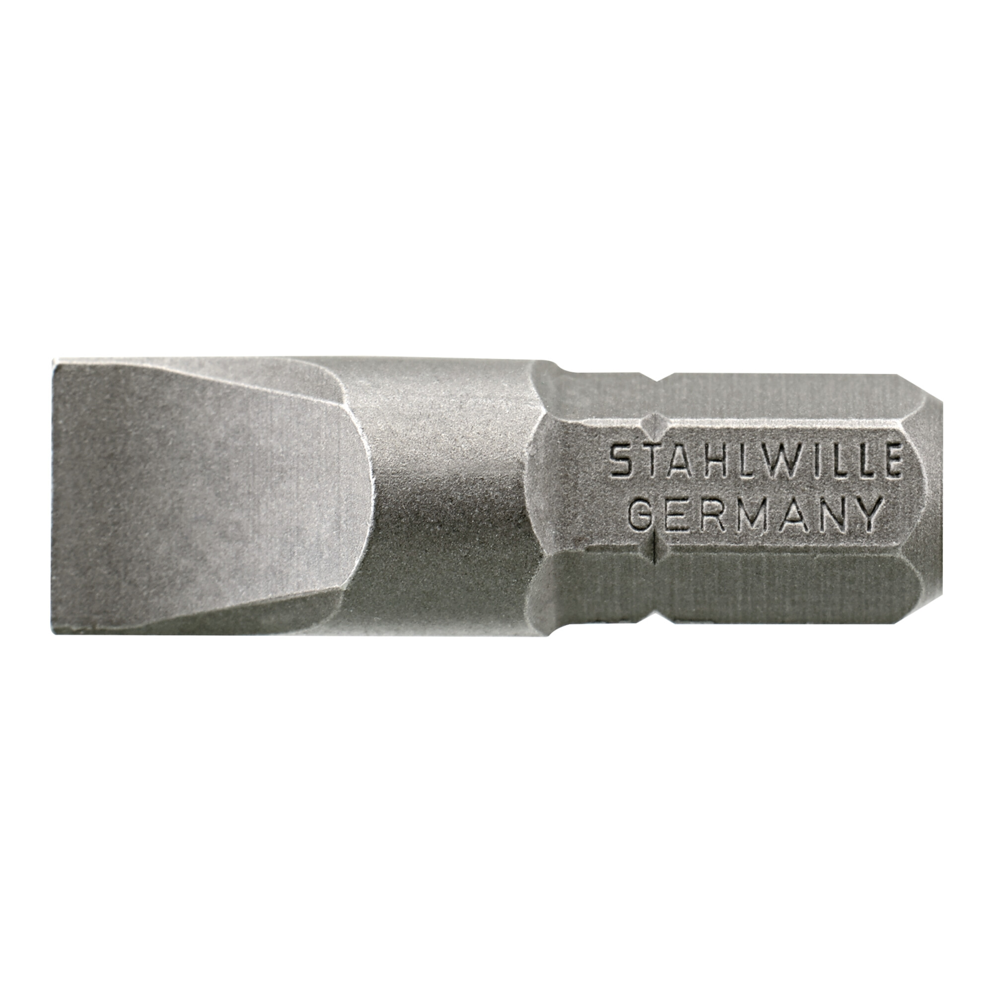 Stahlwille Bit-Schraubendrehereinsatz 0,5 x 4,0mm Außen-6kant C 6,3mm L.25mm