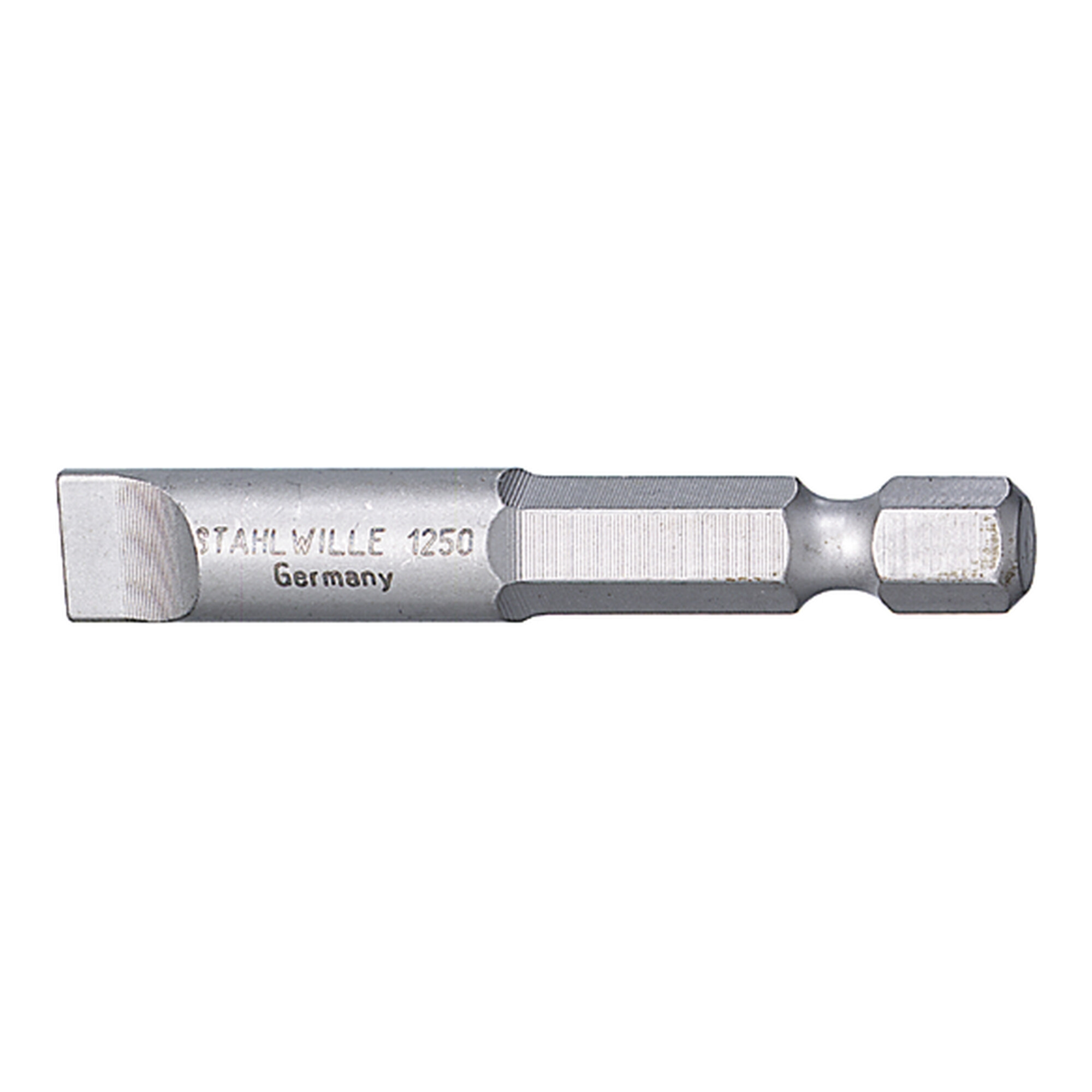 Stahlwille Bit-Schraubendrehereinsatz 1,2 x 6,5mm Außen-6kant E 6,3mm L.50mm