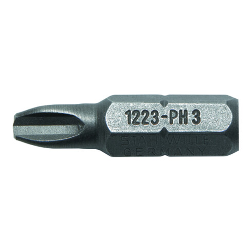Stahlwille 1220-1223 Bits-Schraubendrehereinsätze Länge 25 mm