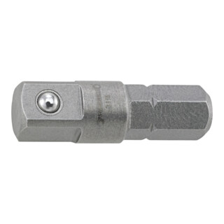 Stahlwille Bit-Verbindungsteil handbetätigt 6kant 1/4" Außen-4kant 1/4" L.25mm