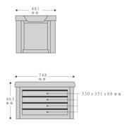 Stahlwille Caisse à outils 93 TOP BOX 4 tiroirs 477 x 750 x 465 mm-3