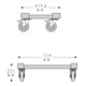 Stahlwille Châssis 93 TOP BOX CADDY 765 x 525 x 160 mm-3