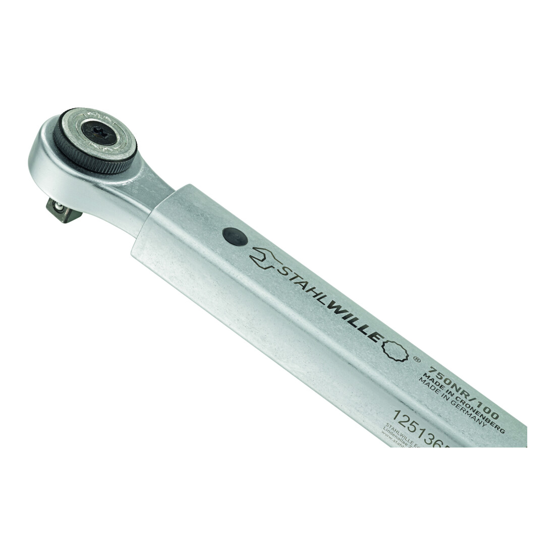 Stahlwille Chiave dinamometrica 750NR/100 20-100 N·m con cricchetto 3/8 e certificato di taratura