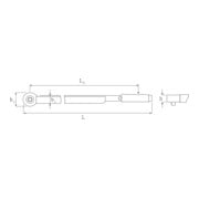 Stahlwille Chiave dinamometrica standard MANOSKOP® con cricchetto fisso incorporato n.721NF/100 200-1000 N-m, azionamento quadro 3/4"-4