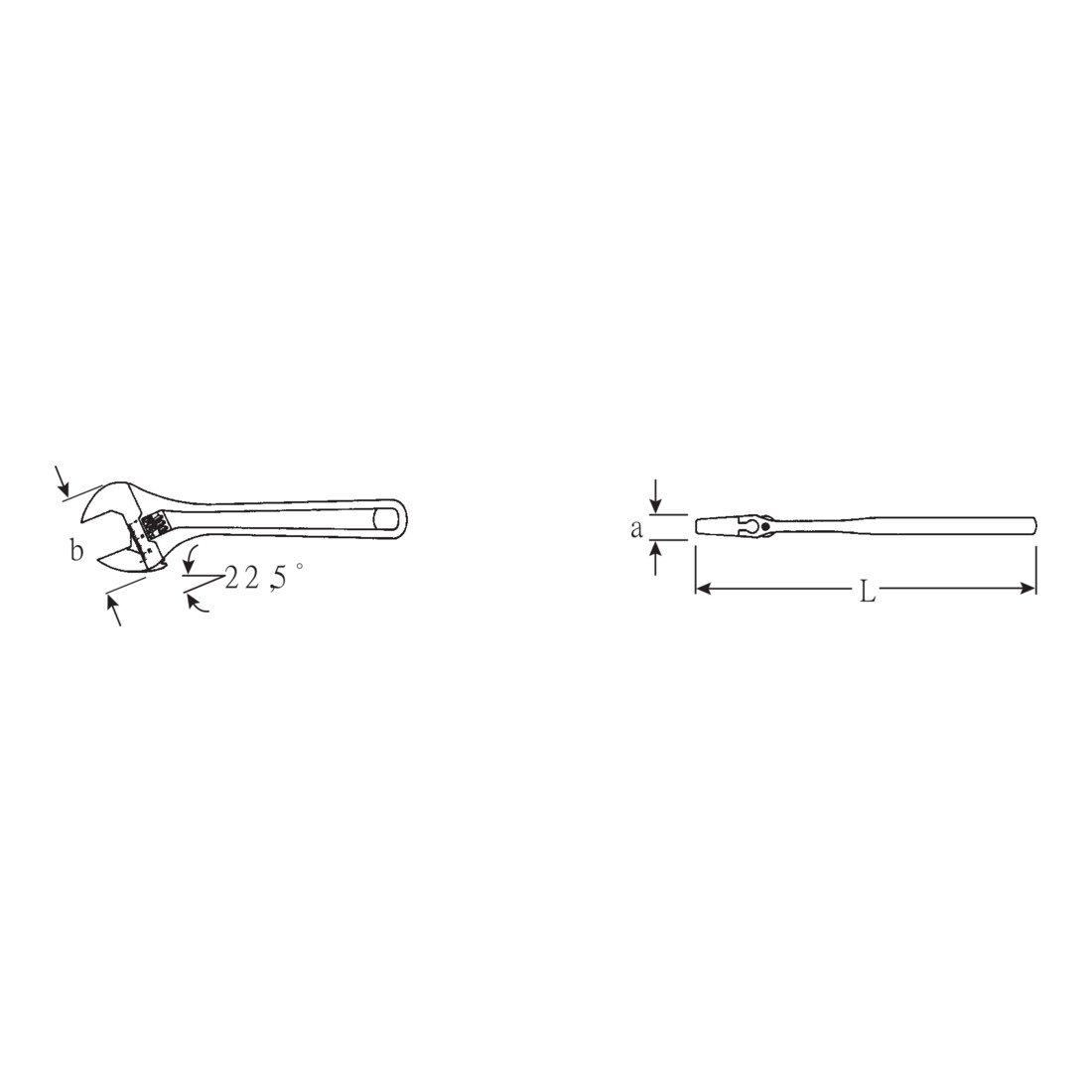 Stahlwille Clé à fourche, taille réglable 4 max.13 mm