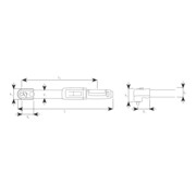 STAHLWILLE Clé dynamométrique 100% isolée avec cliquet emboîtable réversible 50 N·m-4