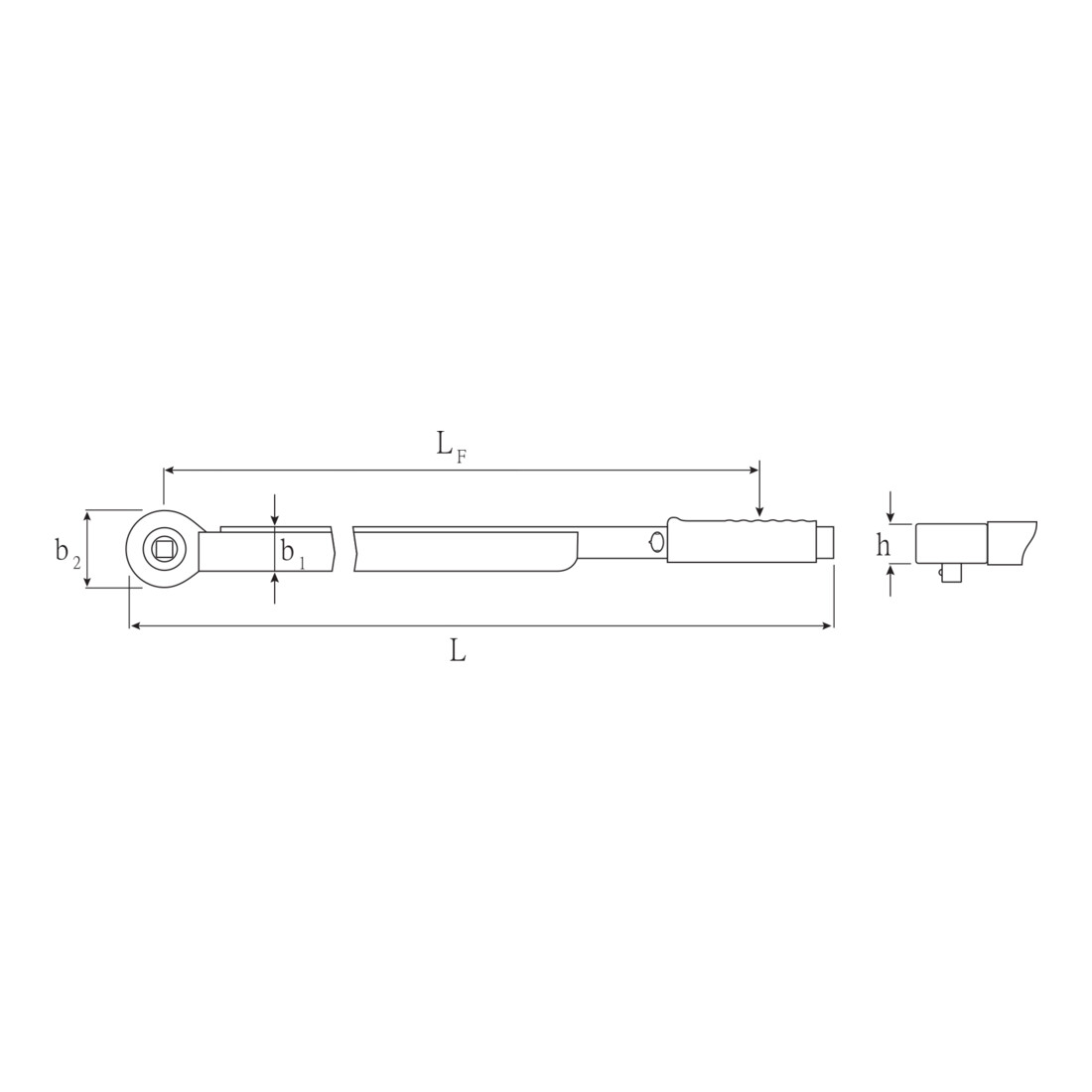 STAHLWILLE Clé dynamométrique avec cliquet «Standard Manoskop» 800 N·m