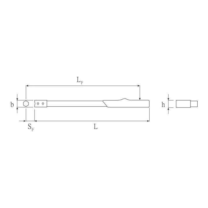 STAHLWILLE Clé dynamométrique de base 200 N·m