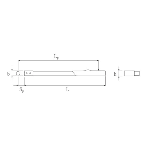 Clé dynamométrique Stahlwille 755 Série MANOSKOP® avec support pour outils à plaquettes