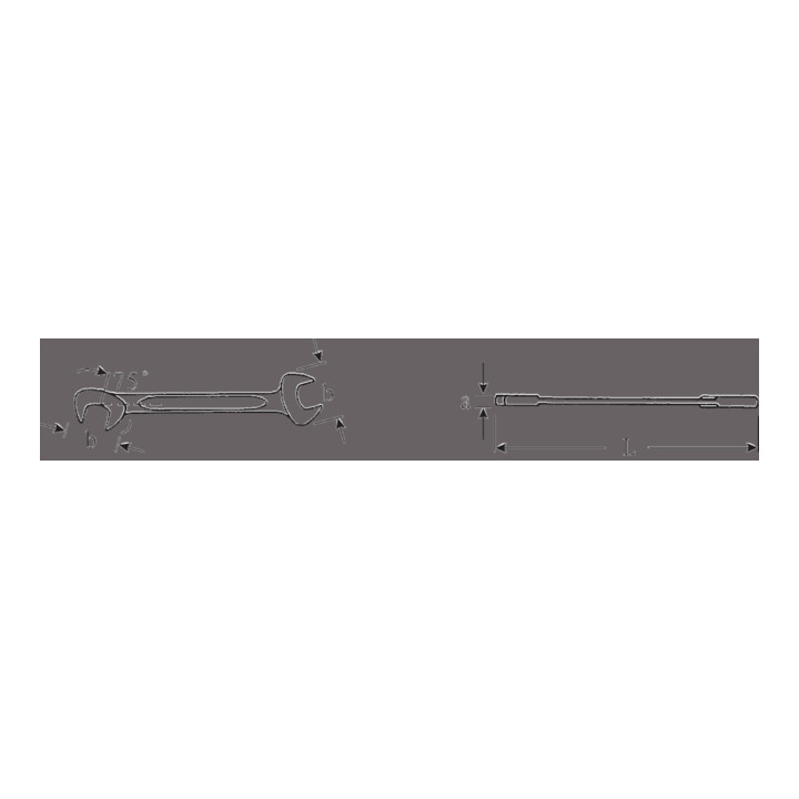 Stahlwille Clé plate double petite 12 mm