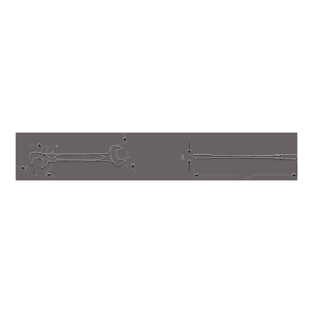 Stahlwille Clé plate double petite 12 mm