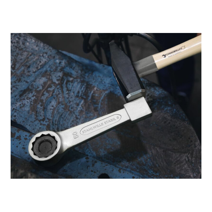 STAHLWILLE Clé polygonale à frapper, droite 36 mm