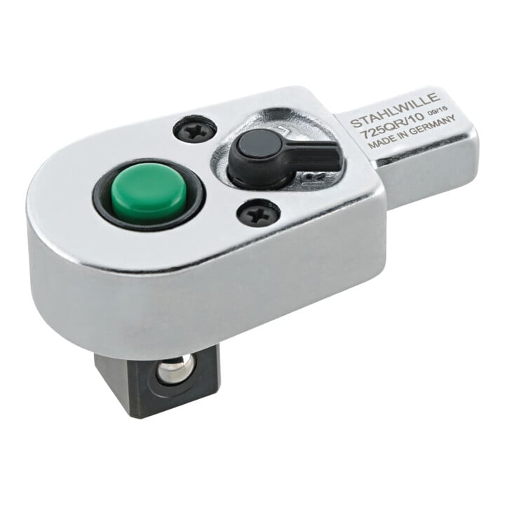 Stahlwille Quick Drehmomentschlüssel Service MANOSKOP® mit Aufnahme für Einsteckwerkzeuge Gr. 5 6-50 Nm Werkzeugaufnahme 9x12 mm 730 + Stahlwille 725QR QuickRelease-Einsteckknarren Gr. 5; 3/8; für Werkzeugaufnahme 9x12 mm