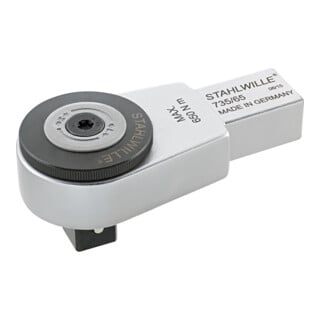 Stahlwille Cricchetto a innesto a dentatura fine, quadro esterno 3/4", portautensili 22x28mm
