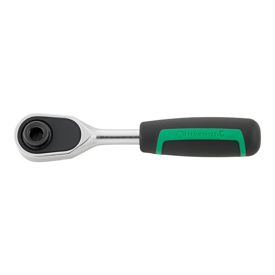 Stahlwille D 6,3 (1/4") Bit-Feinzahnknarre mit Ausdrückfunktion RSW.4.5° L.117mm Chrome-Alloy-Steel, verchromt