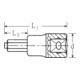 Stahlwille Dop voor binnenzeskantbouten, met pengeleiding, 1/2 inch, Zeskant: 12 mm