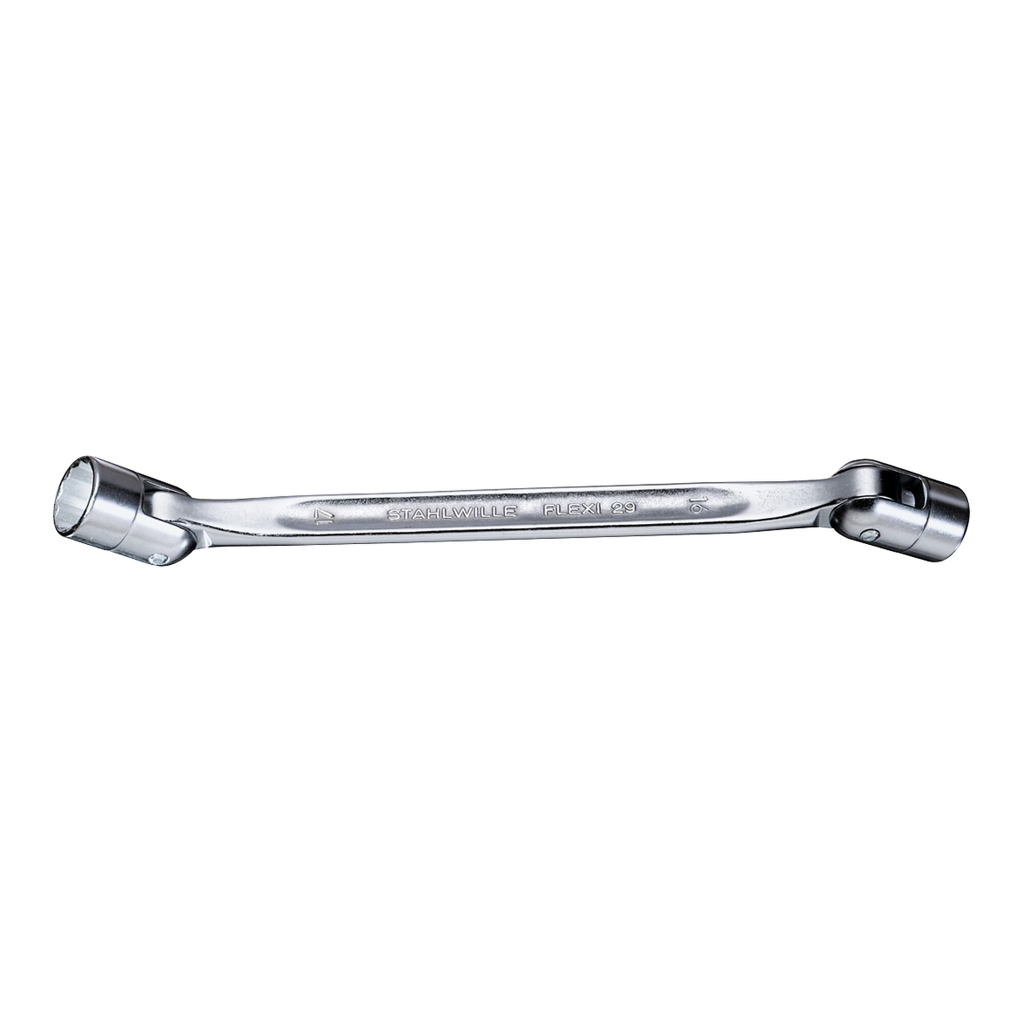 Stahlwille Doppel-Gelenkschlüssel FLEXI SW.21 x 23mm L.286,5mm