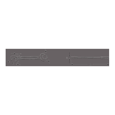 Stahlwille Doppelmaulschlüssel klein 12mm