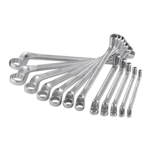 Stahlwille Doppelringschlüssel-Satz, tiefgekröpft, 8-teilig