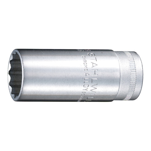 STAHLWILLE Douille 12 pans 3/8 pouce longue 22 mm