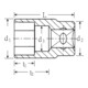 STAHLWILLE Douille 6 pans, 3/8 pouce 16 mm
