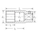 STAHLWILLE Douille 6 pans extra longue, 3/4 pouce 22 mm