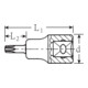 STAHLWILLE Douille pour TX, 1/2 pouce TX30