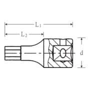 Inserts INHEX INHEX en acier 44K-3