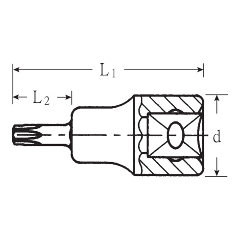 Douilles de tournevis Stahlwille 49X 52 mm 20 mm