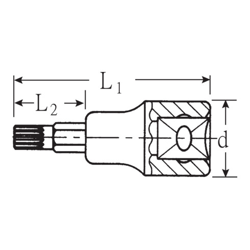 Stahlwille Douilles pour tournevis 54X