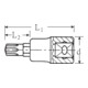 STAHLWILLE Douille tournevis pour empreinte à créneaux, 1/2 pouce M10