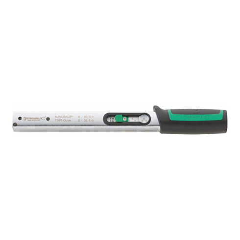 Stahlwille Drehmomentschlüssel MANOSKOP® Nr.730/5 QUICK 6-50 N·m Wkz.Aufn.9x12mm (ohne Lupe)