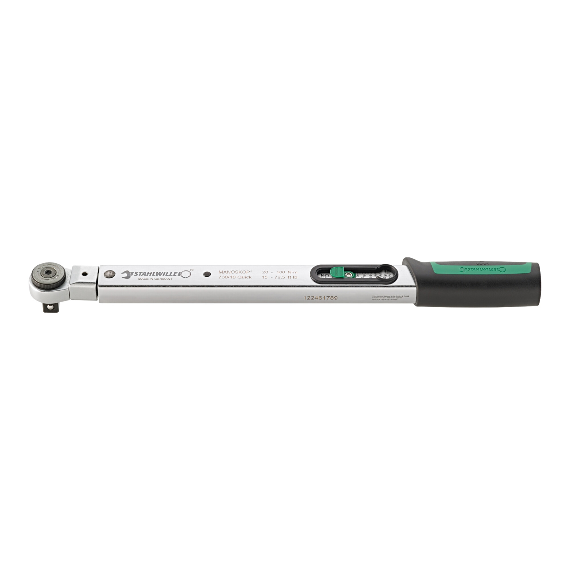 Stahlwille Drehmomentschlüssel Nr. 730R Mess-B. 4-20Nm Abtrieb 3/8" L. 255mm