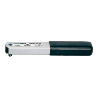 Stahlwille Drehmomentschlüssel Serien MANOSKOP® m.fest eingebauter Knarre Nr.755R/1 1,5-12,5 N·m Antriebs-4kant 1/4 ''