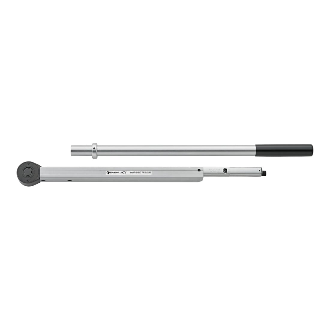 Stahlwille Drehmomentschlüssel Standard MANOSKOP® m.fest eingebauter Knarre Nr.721NF/100 200-1000 N·m 4kant-Antrieb 3/4"
