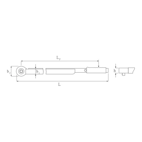 Stahlwille Drehmomentschlüssel Standard MANOSKOP® m.fest eingebauter Knarre Nr.721NF/100 200-1000 N·m 4kant-Antrieb 3/4"