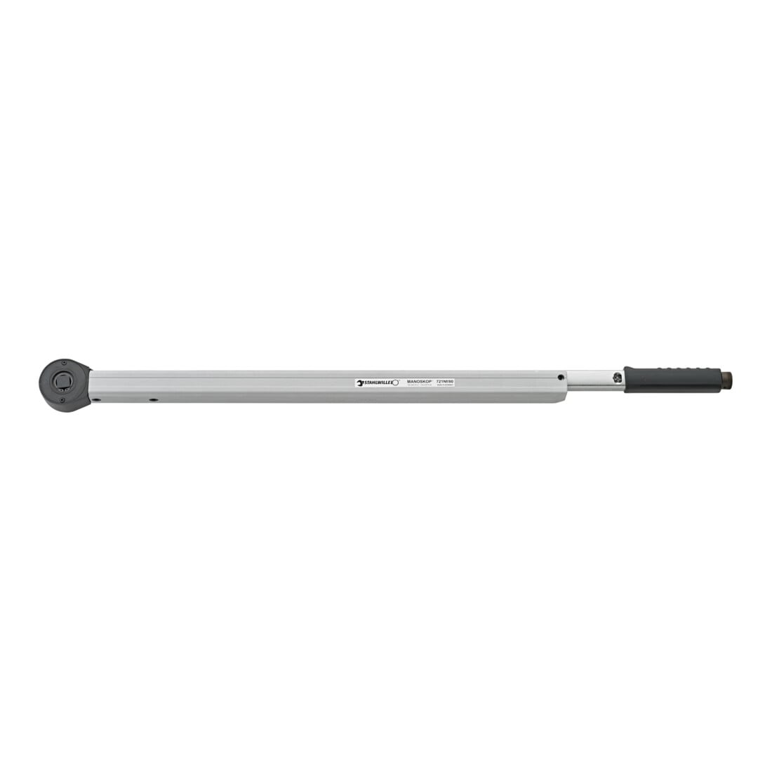 Stahlwille Drehmomentschlüssel Standard MANOSKOP® m.fest eingebauter Knarre Nr.721NF/80 160-800 N·m 4kant-Antrieb 3/4"