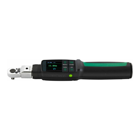Stahlwille 714R Drehwinkel-Drehmomentschlüssel MANOSKOP® mit Einsteckwerkzeug Umschaltknarre
