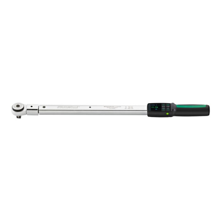 Stahlwille Drehwinkel-Drehmomentschlüssel MANOSKOP® m.Einsteckwerkzeug Umschaltknarre Nr.714R/20 20-200 N·m Antriebs-4kant 1/2"