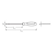 Stahlwille 4628 Elektriker-Schlitzschraubendreher DRALL-3