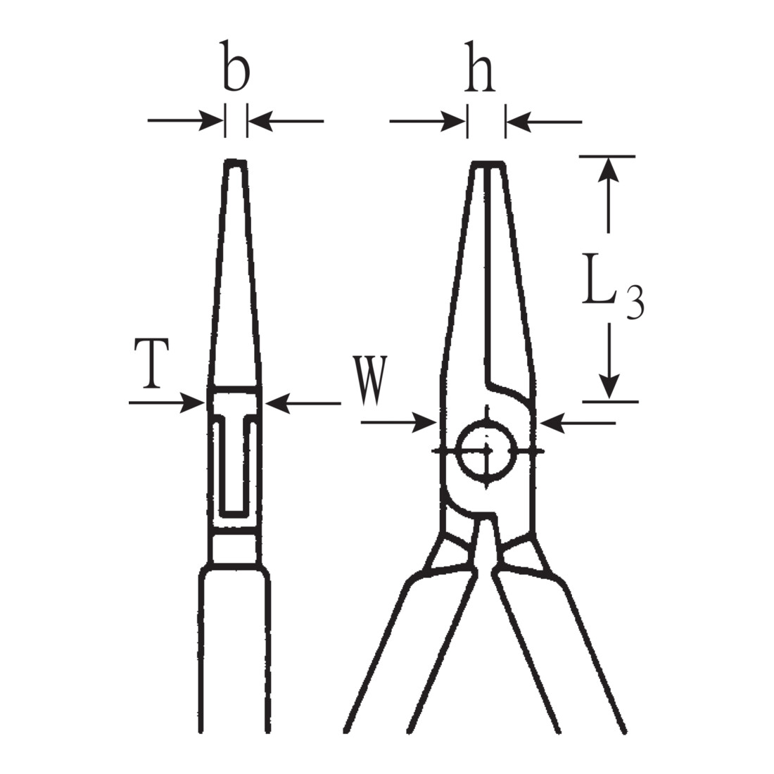 Stahlwille Elektronik-Flachzange L.125mm Kopf poliert Griffe Ku.Hülle geraut ESD