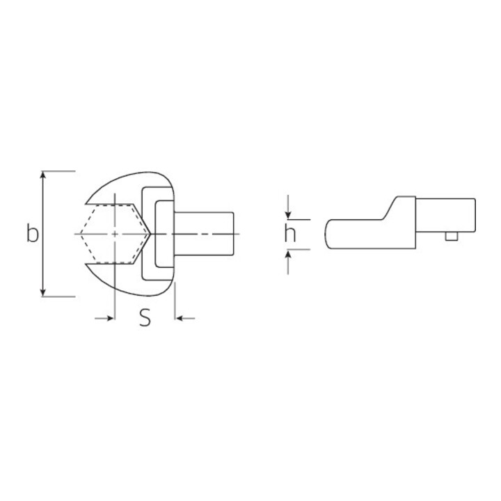 STAHLWILLE Embout à fourche 2-13 mm
