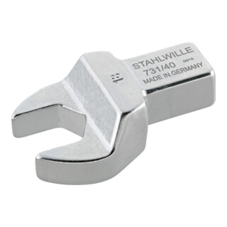 Stahlwille Clés à fourche emmanchables 731/40 pour prise d’outil 9x12