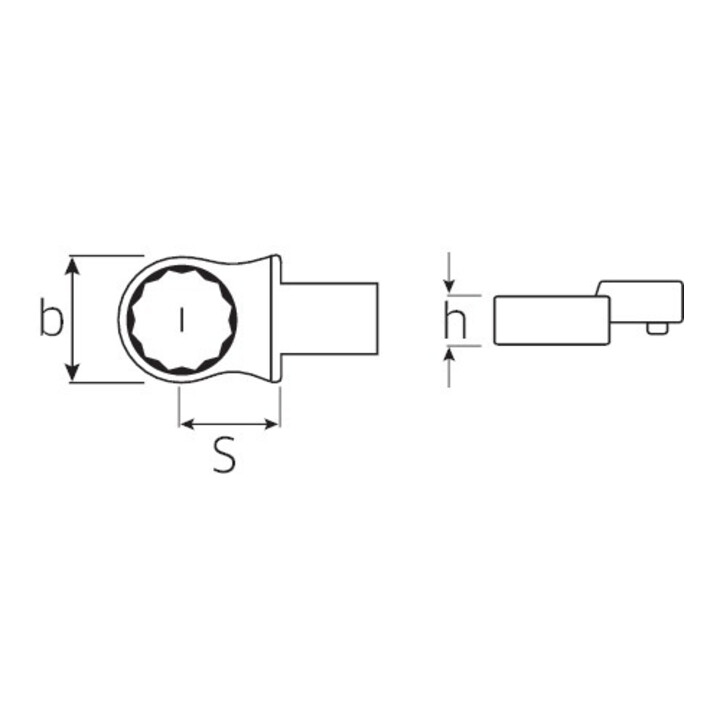 STAHLWILLE Embout polygonal 1-15 mm
