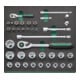 Stahlwille Ensemble d'outils avec chariot d'atelier n°95/250QR Tiroir 7 anthracite, RAL 7016 250 pcs